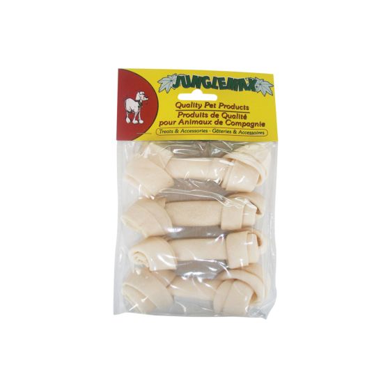 Knotted Bone - White - 4/Pkg - 4 - 4 1/2"