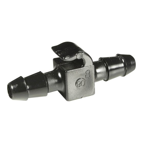 Connector lead flat hook BLK 5/16 in