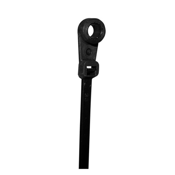 Mounting Head Cable Tie - 6,7" - Black - 100/Pkg