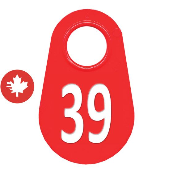 Étiquette d'identification pour le cou #39