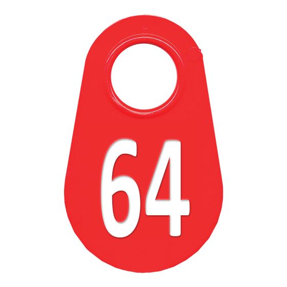 Étiquette d'identification pour le cou #64