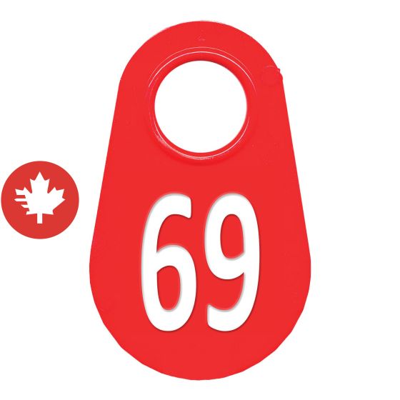 Étiquette d'identification pour le cou #69