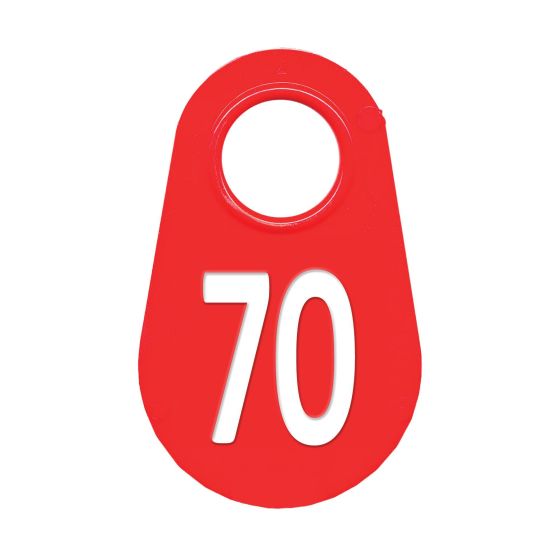 Étiquette d'identification pour le cou #70