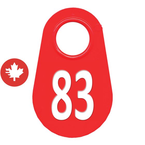 Étiquette d'identification pour le cou #83