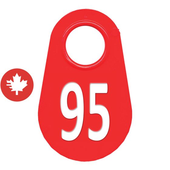 Étiquette d'identification pour le cou #95