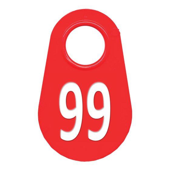 Étiquette d'identification pour le cou #99