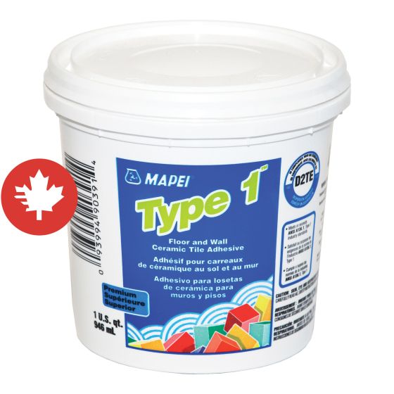 Adhésif organique Type 1