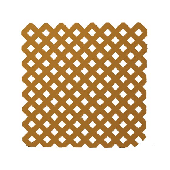 Privacy PVC Lattice - Sequoia - 4' x 8'