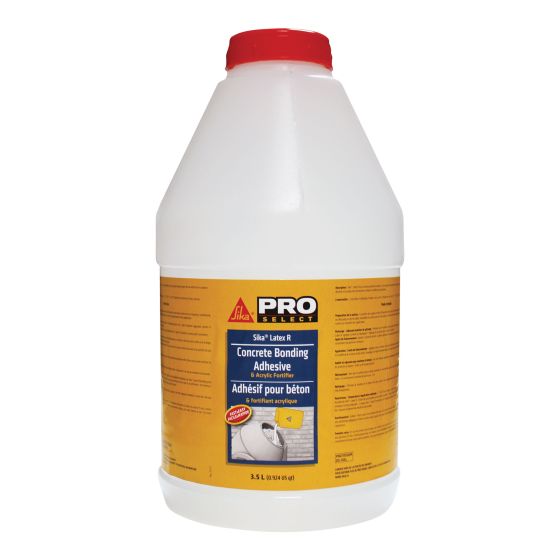 SIKA Latex R Admixture and Additive for Cement Mortar and Concrete - White - 3.5 l