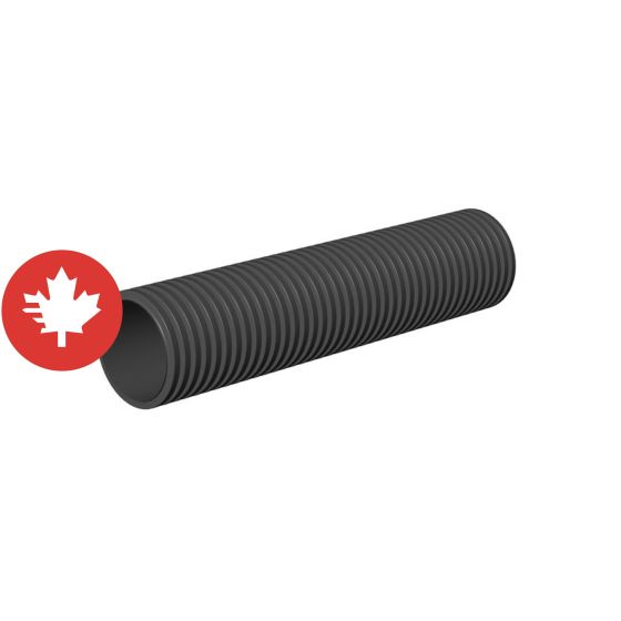 Solflo Max Culvert - 375 mm x 6 m - Black