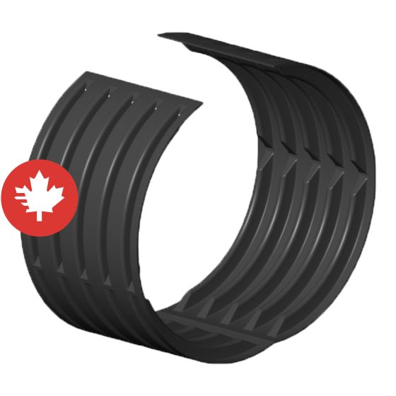 Culvert Coupler - Split - 375 mm - Black