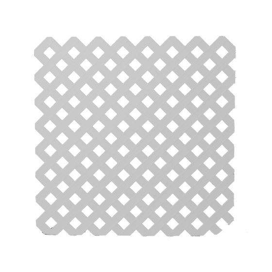 Privacy PVC Lattice - Grey - 4' x 8'