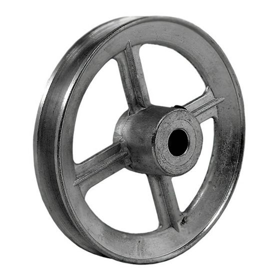 Die cast pulley - 6" x 5/8"