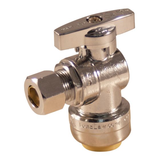 1/4 turn stop valve