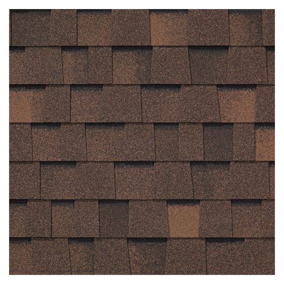 Laminated Asphalt Shingles – 42" – Dark Brown, Matte