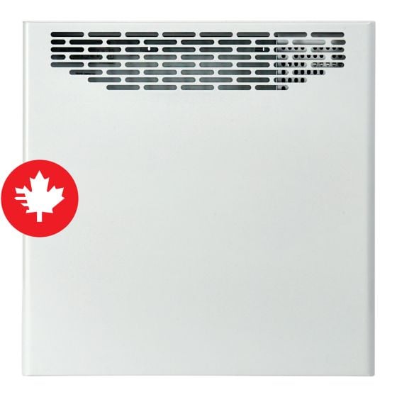 Uniwatt Convector w/ Built - In Thermostat - 240 V - White - 500 W - 19 1/2" x 5 1/2" x 19 1/2"
