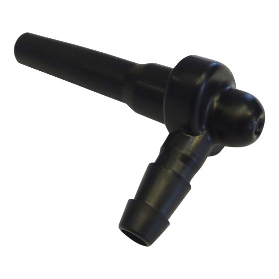 Maxflow Spout with Barbs - 5/16" - Black