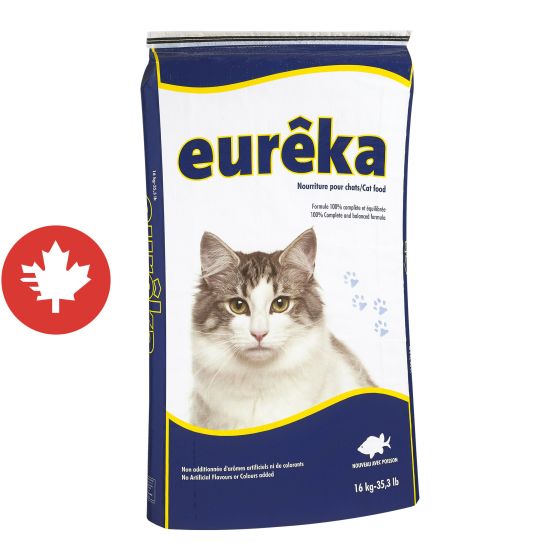 Nourriture pour chats adultes, formule 100 % complète et équilibrée, 16 kg