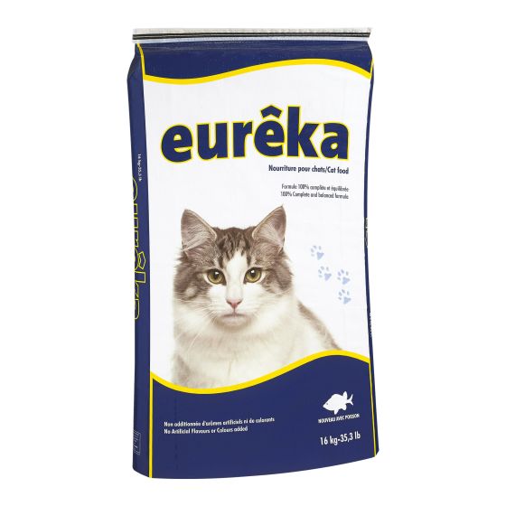 Nourriture pour chats adultes, formule 100 % complète et équilibrée, 16 kg