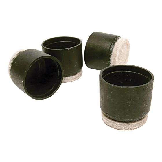 FUSION FELTAC Plastic Tips - Black - 78" - 4/Pkg