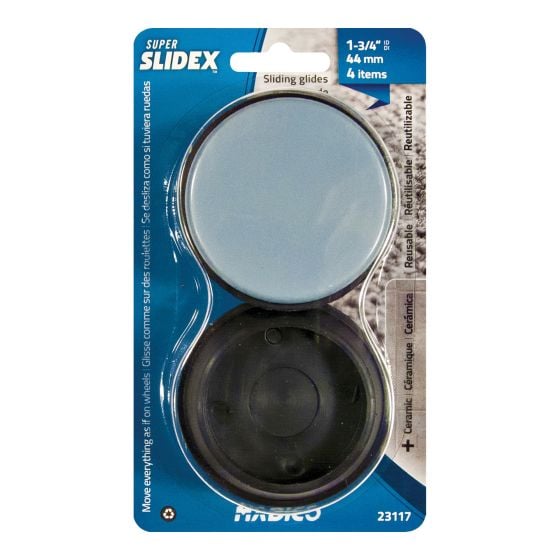 SUPER SLIDEX Gray Round Ultra-Sliding Glides