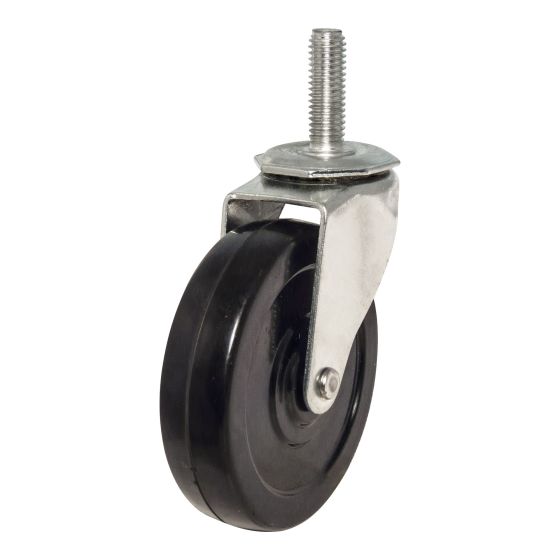 Roulettes polyvalentes pour meuble, tige filetée, 4" x 1/2"