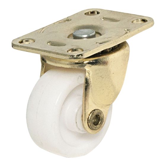 Roulette pour meuble, charge légère, 1 1/4" x 41.5 mm