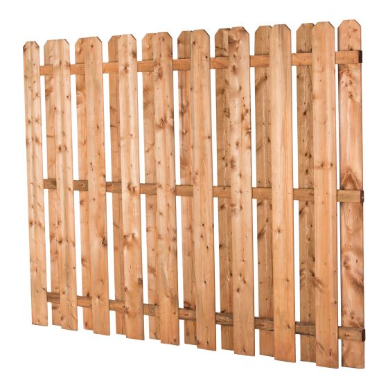 6' x 8' Cedar color popular  A.C.Q Treated fencing section