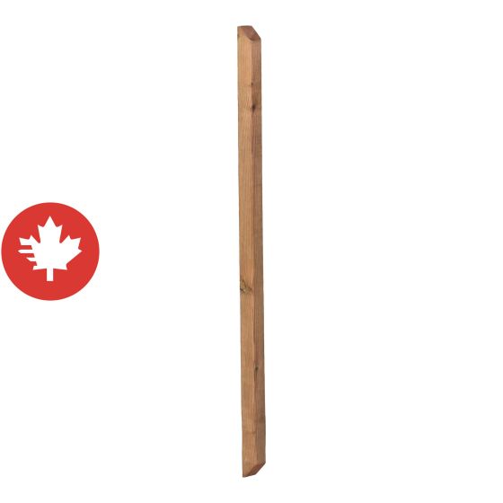 Brown Treated Wood Baluster - 1 7/16" x 1 7/16" x 42"