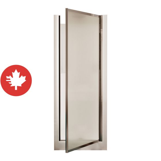 Douche Jasmin II, 29 3/4" x 32" x 73 3/8", acrylique, blanc et chrome