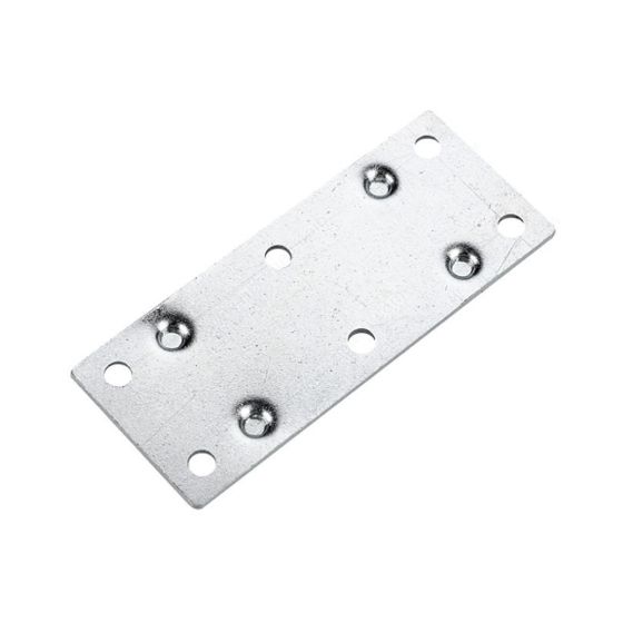 Multi-Position Mending Plate - 1-3/8" Width - Zinc - 3,5" - 4/Pkg