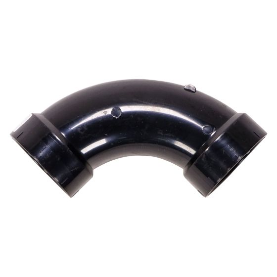 ABD DWV 90° Elbow - 1 1/2" - Hub - Black