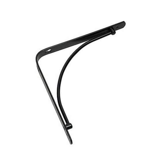 Decorative Shelf Bracket - Matte black - 20 mm x 8"