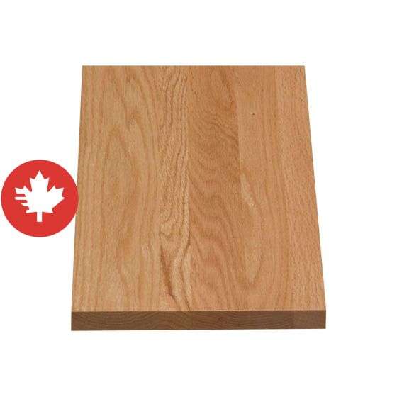 Contre-marche en bois franc, 3/4" x 36", chêne