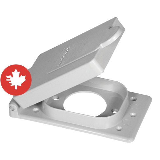 Single Gang Cover - 30 A - 1 " x 5 1/2" x 2 7/8" - Grey