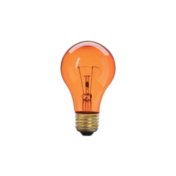 Ampoule fête, incandescente, A19, 60 W, ambre