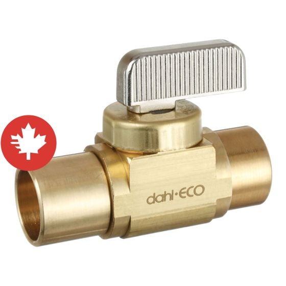 Soupape à bille droite