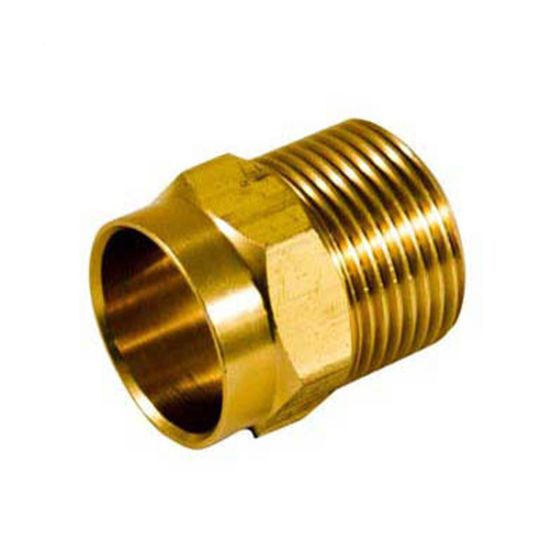 Adaptateur mâle sans plomb, 1/2" x 1/2"