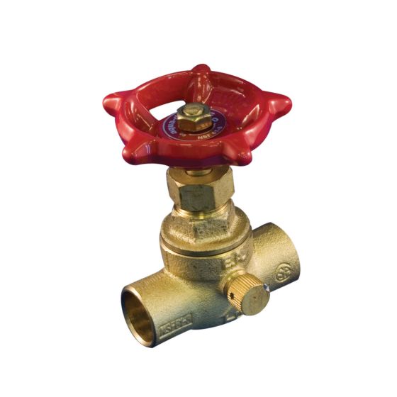 Robinet d'arrêt fileté avec vidange, 3/4"