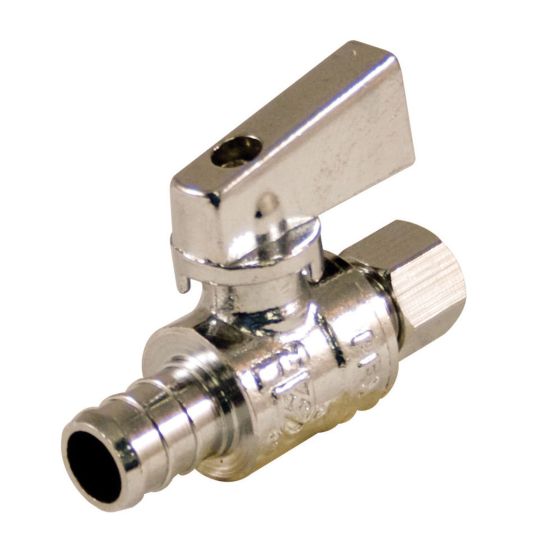 Straight ball valve