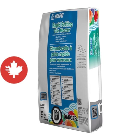 Ciment-colle prise rapide, 25 lb