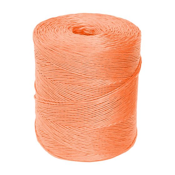 Synthetic twine for small square bale - 5 600'-17 lb - Orange - 1/Pkg