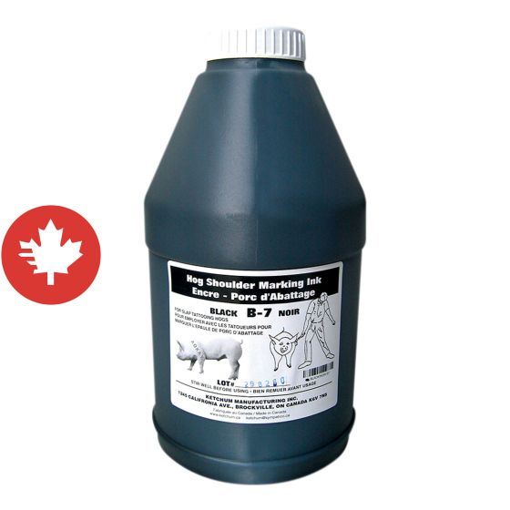 Encre de marquage B7 - noir - 4 l