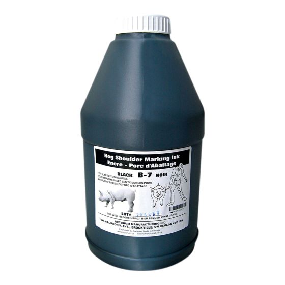Encre de marquage B7 - noir - 4 l