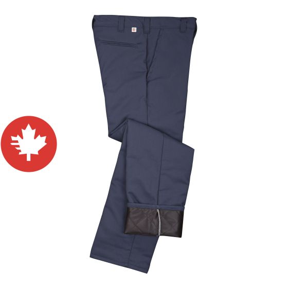 Pantalon doublé piqué, marine, grandeur 38/33