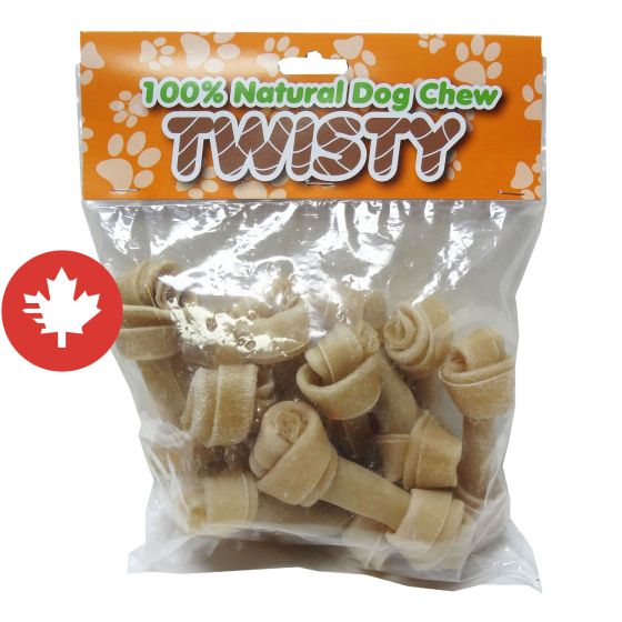 Os de cuir brut Twisty