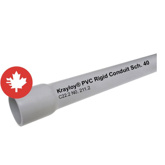 PVC Duct - 1 1/2" X 10'