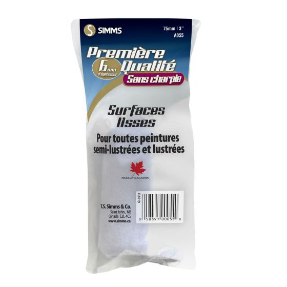 Smooth surface roller