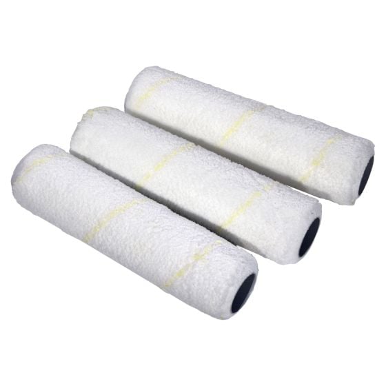 Paint Roller - Microfibre - 15 mm x 5/8" x 9 1/2" - 3/Pkg