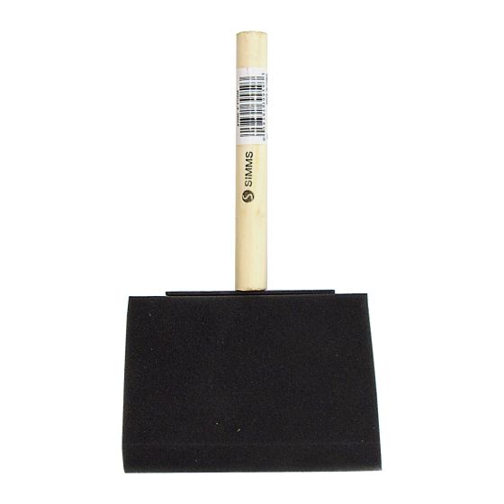 Pinceau en mousse, 4"